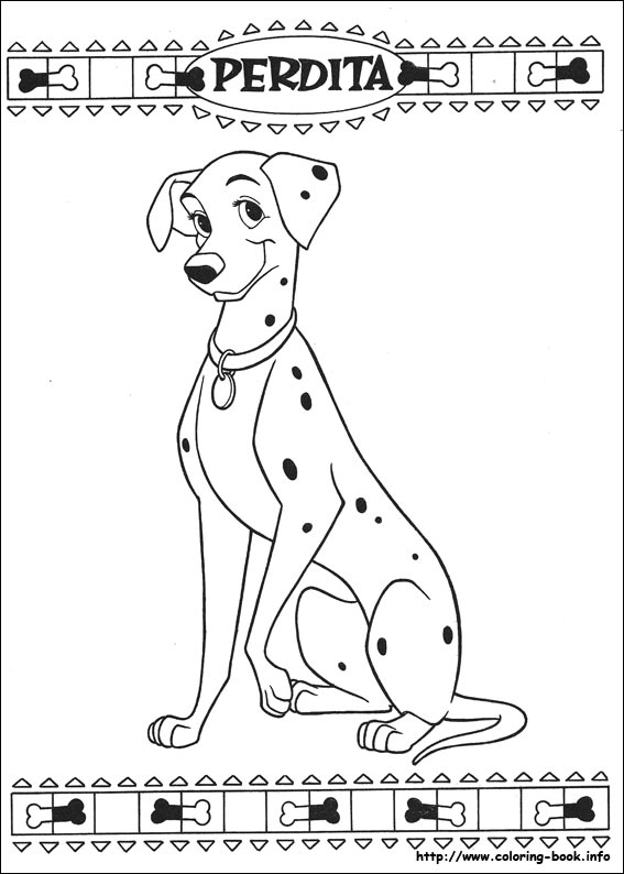 101 Dalmatians coloring picture